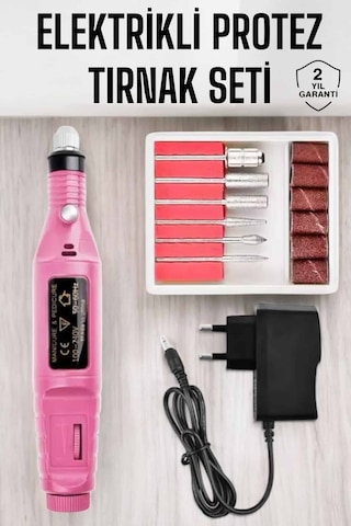 Nasır Temizleyici Manikür Pedikür Seti Elektrikli Usb Girişli