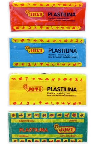 Jovi Plastilina Oyun Hamuru 4 Renk 150 Gr Art71 Çok Renkli