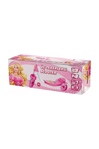 Beren Oyuncak Barbie Sepetli Şeffaf Silikon 3 Tekerlekli Scooter