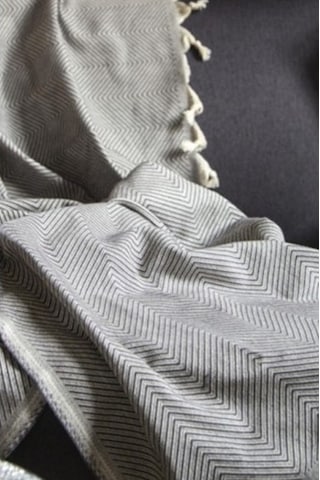 Issimo Decon Koltuk Şalı 170 x 230 CM Siyah
