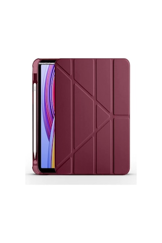 Xiaomi Redmi Pad Pro 12.1 Uyumlu Kalem Bölmeli Standlı Kılıf + Ekran Koruyucu + Kalem 3'lü Set Kılıf