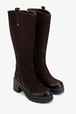 Valmenti Kadın Hakiki Deri Kahverengi Nubuk Casual Çizme 322 2351307 Bn Czm Sk24-25 Kahve Nbk Kahverengi