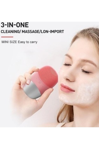 Tongxida Ultrasonik Cilt Scrubber Yüz Temizleyici Siyah Nokta Remover Vakum Elektrikli Fırçası N6v2q6 Pembe Pembe