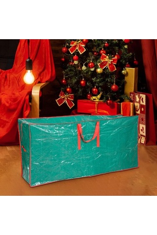 Trendooze Homyl Yıldızlı Ağaç Saklama Çantası Fermuar Yeşil-büyük Diğer