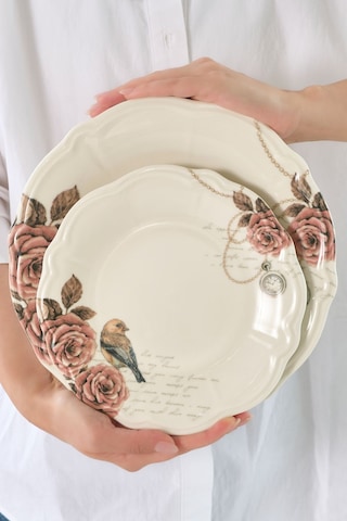 Karaca  Roselle 24 Parça 6 Kişilik Yemek Takımı