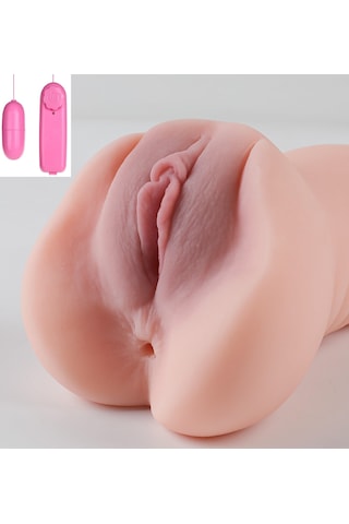 Lolita Shop Gerçekçi Doku Ve Hissiyat 17 Cm Anal Vajina Çift İşlevli Büyük Boy Titreşimli 3d Realistik Vajina