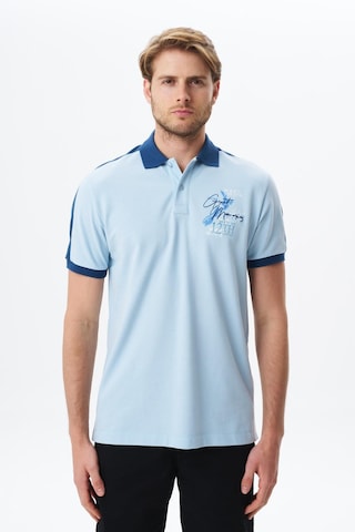 Arma Erkek Regular Fit Baskılı % 100 Pamuk Pike Polo Yaka Tişört Y29374356002 Mavi-m1 Mavi