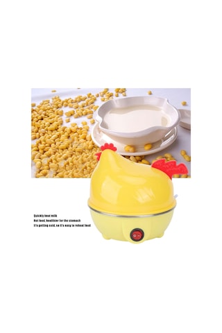 Çok Fonksiyonlu Tavuk Şekli Hızlı Yumurta Kazanı 7 Yumurta Kapasitesi Otomatik Kapat Mini Kahvaltı Makinesi Elektrik Yumurt