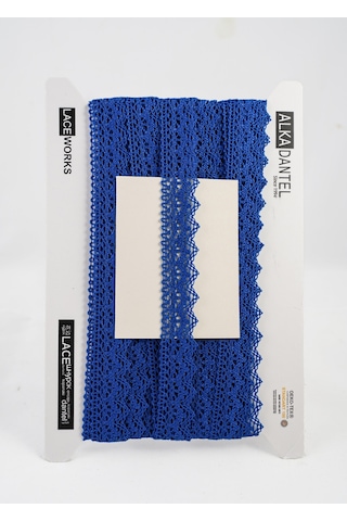 ALKA DANTEL MERSERİZE KOPANAKİ 10 METRE 8752 MERSERİZE ROYAL BLU