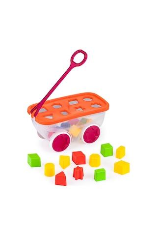 Erdem Toys Gezgin Vagon Oyun Seti Bul Tak Oyuncaklı - Kırmızı