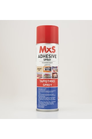 Mxs Çok Amaçlı Sprey Yapıştırıcı 500 Ml- Ahşap Kağıt Kumaş Sünger Deri İçin