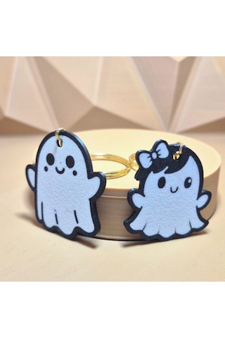 3dfuryam Tatlı Çift Hayalet Anahtarlık