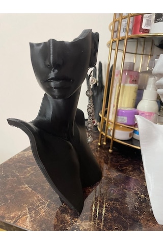 22 Cm Dekoratif Takı Organizer Manken Şık Makyaj Mücevher Kolye Tasarım Sergi Yüzük