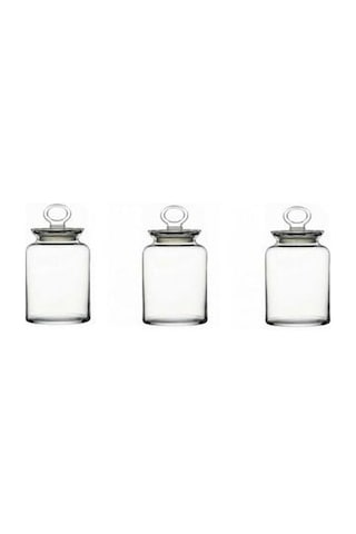 Paşabahçe 96761 Kitchen Slim Baharatlık Kavanoz 1130CC - 3 Adet Şeffaf