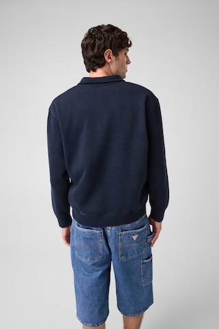 Guess Guess Jeans Yarım Fermuarlı Erkek Sweatshirt M6bq04k5405 Lacivert