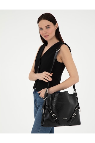 Pierre Cardin Kadın Siyah Çanta 50307553-vr046 Siyah