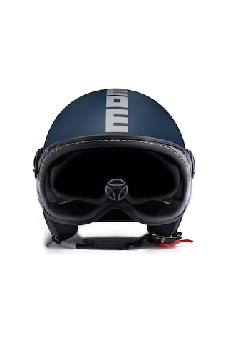 MomoDesing Fgtr Evo Mono Matt Blue Silver Açık Kask