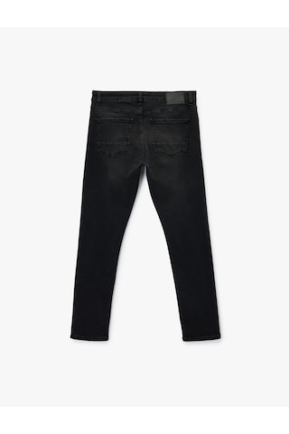 Koton Normal Bel Slim Fit Jean Pantolon - Brad Jean Siyah 6wam40003ıd Siyah
