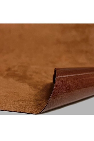 Alkantara Arkası Yapışkanlı Kumaş 100x150 Cm Lüks Süet Kaplama, Su İtici, Dayanıklı Alkantara 081 -Mat Açık Kahverengi