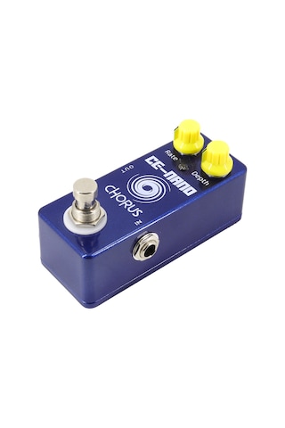 Suofeng Mavi Çinko Alaşım Kasa, Gerçek Bypass Anahtarlı Elektro Gitar Efekt Pedalı, Hız/derinlik Kontrollü