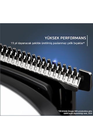 Rowenta Trim & Style 8'i 1 Arada, 6 Taraklı Çelik Bıçaklı Tıraş Makinesi 4 Saat