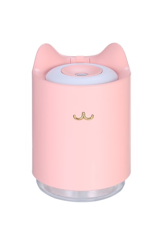 Geeroyoo 320ml Usb Mini Nemlendirici, 2 Modlu Buhar, Renkli Işık, Otomatik Kapanma, Pembe W-001 - Ofis & Ev İçin