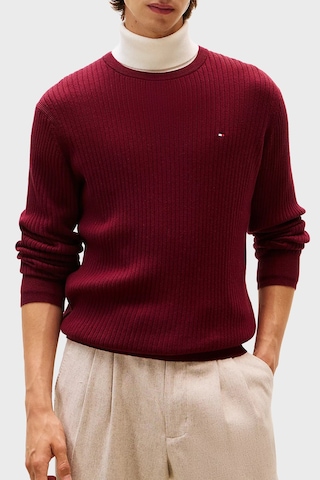 Tommy Hilfiger Erkek Kazak Mw0mw40449 Vlp Bordo Bordo