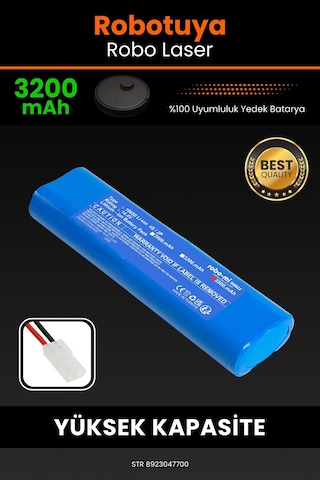 Robotuya Robo Laser Uyumlu 3200 Mah Robot Süpürge Pili