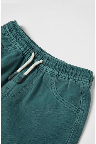 Noble Kids Erkek Çocuk Basic Denim Şort Yeşil