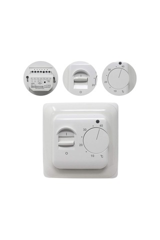 Ac 220v 16a Problu Manuel Yerden Isıtma Termostatı, Mekanik Yerden Isıtma Termostat Kontrol Cihazı