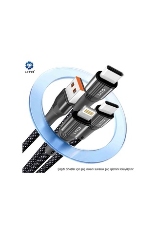 Lito Usb-type C Hızlı Şarj Örgü+metal-ld14