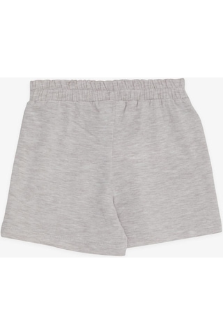 Breeze Kız Çocuk Şort Etek Fiyonklu Fırfırlı 1.5-5 Yaş, Bej Melanj-bej Melanj Bej Melanj