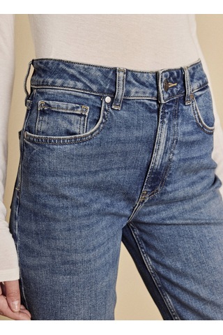 Brooks Brothers Mavi Kadın Denim Pantolon Bbfw26fdp003