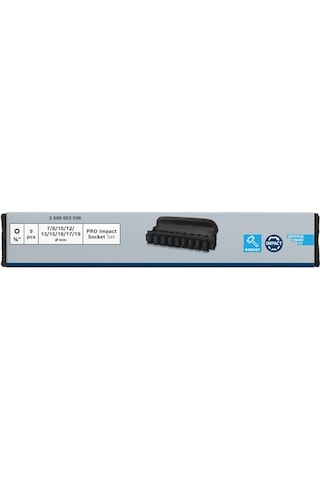 Bosch Pro 3/8" 7-19 Mm Havalı Lokma Takımı 9 Prç 2608003036