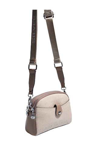 Silver Polo Sp1144 Kadın Çapraz Çanta Fashion Bej-latte