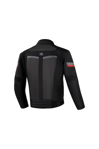 4riders Valencia Yazlık Ce Sertifikalı Korumalı Motosiklet Montu Siyah