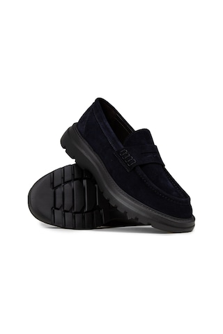 Deery Erkek Hakiki Süet Lacivert Loafer Ayakkabı - 02006mlcve01 Lacivert