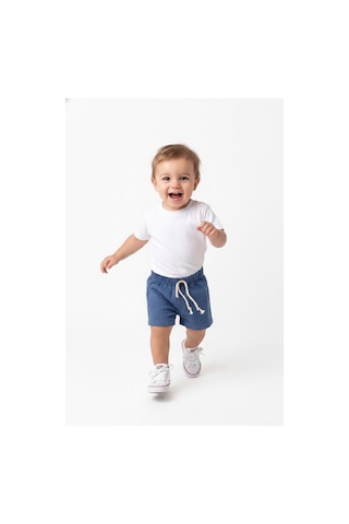 MiaBaby Bebek Müslin Şort Indigo
