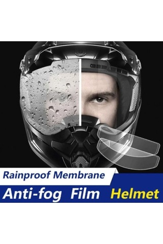 Motosiklet Kask Vizör Buğu Önleyici Pinlock Üniversal Dayanıklı Nano Kaplama Yapışkan Anti Fog