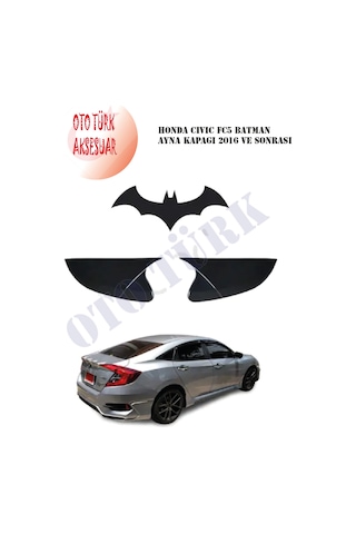 Honda Civic Fc5 Yarasa Batman Ayna Kapağı 2016 Ve Sonrası Cıvıc