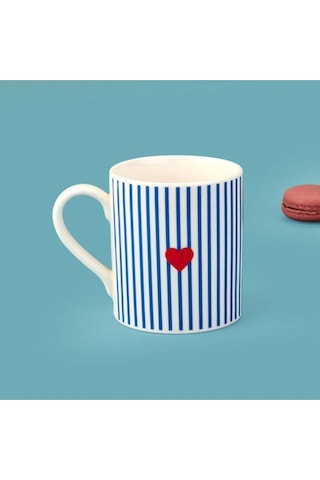 Evidea Kitchen Bold Heart Porselen Kupa - Renkli - 290 Ml