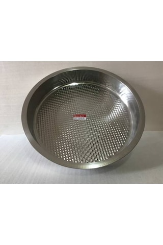 Çiğ Köfte Tepsisi - 6 Numara - Çelik Leğen Motifli - 54 CM