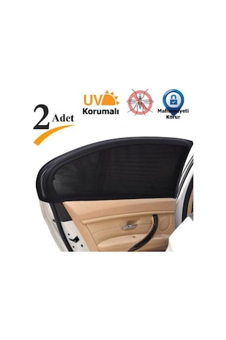 Arka Yan Araba Oto Cam Perde Araç Güneşlik 2 Adet