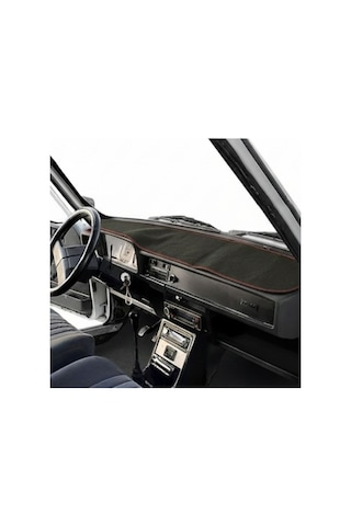 Renault 12 Toros Uyumlu Ön Göğüs Torpido Kaplama Halısı Ön Panel Koruyucu Örtü Kılıf Araca Özel Tasarım T-160 1 Adet