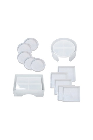 Sones Kendin Yap Kristal Epoksi Saklama Kutusu Silikon Kalıp, Özellikler: 12 Adet/set