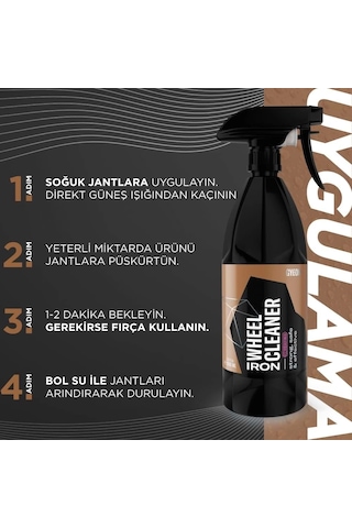 Gyeon Q²m Iron Wheel Cleaner Redefıned Jant Temizleyici Demir Tozu Balata Tozu Çözücü - 1000 Ml