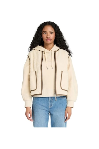 Timberland Sherpa Fleece Vest Kadın Polar Yelek Tb0a5n2xefl1 Angora