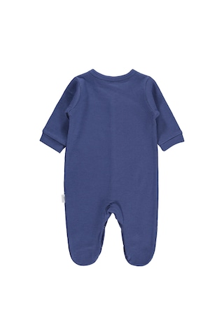 Civil Baby Roket Baskılı 1-9 Ay Tulum - Mavi İndigo