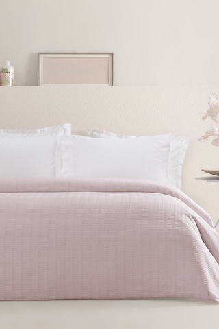 Dormy Home Braga %100 Pamuk Çift Kişilik Pike - Pudra