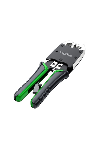 Veggieg Rj45 Rj11 Rj12 Jack Çakma Pensesi 6p/8p Ağ Ve Telefon Kablosu Jak Kesme Soyma Sıkma Aleti